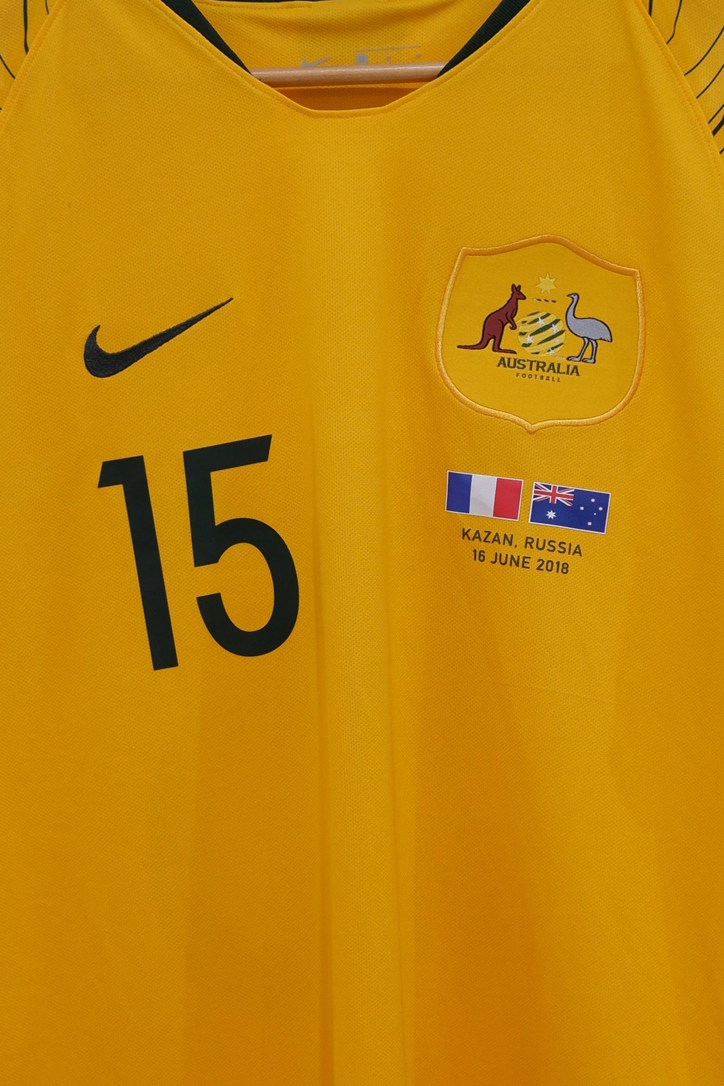 Nike Australia Home Jedinak World Cup 2018 (vs France Print) – M