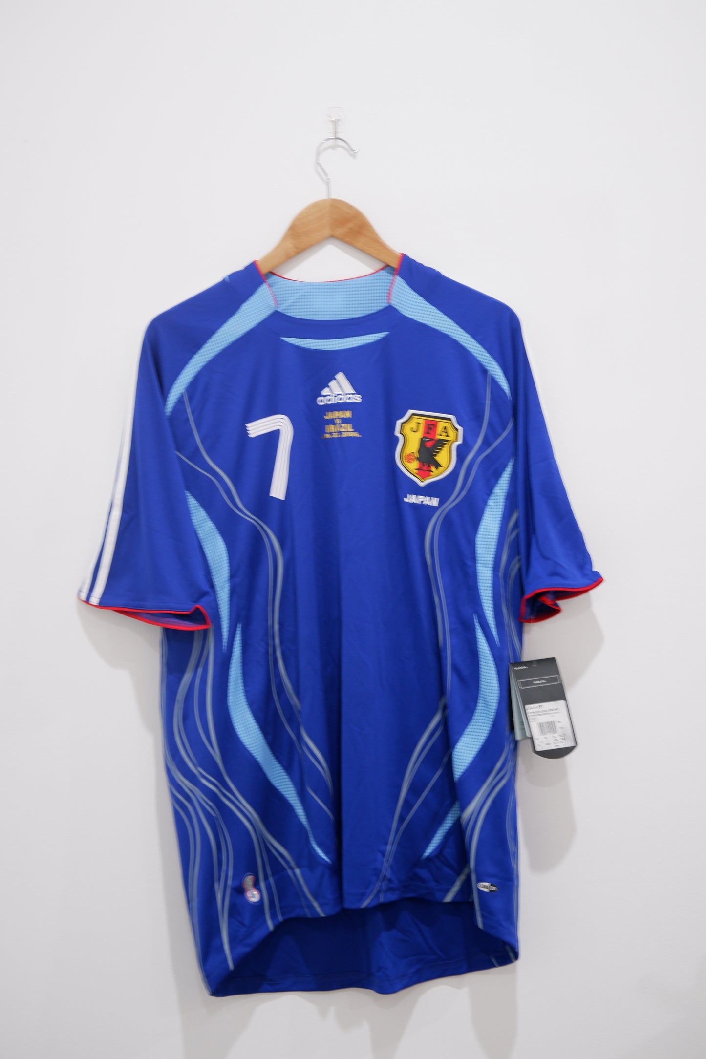 Adidas Japan Home Nakata World Cup 2006 – XL (vs Brazil Matchday Print, BNWT)